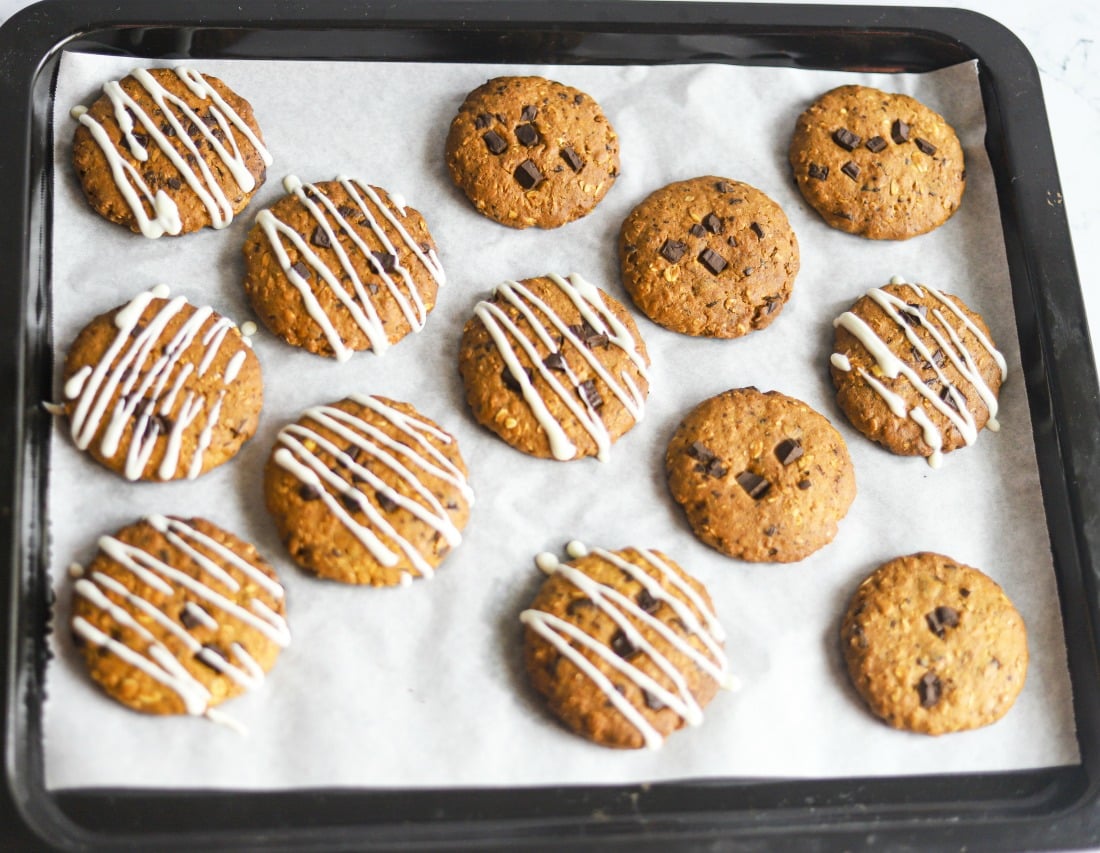 How to make Whole Wheat Oat Cookies step by step