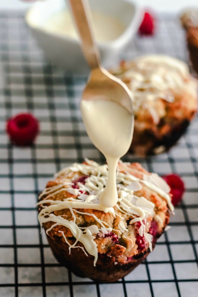 Low carb keto raspberry muffins