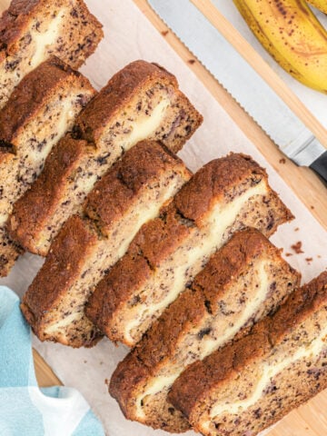 Cheesecake Banana Bread