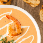 A Shrimp Bisque That's Decadently Delicious creamy decadent shrimp bisque