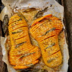 Savory Hasselback Butternut Squash hasselback butternut squash recipe